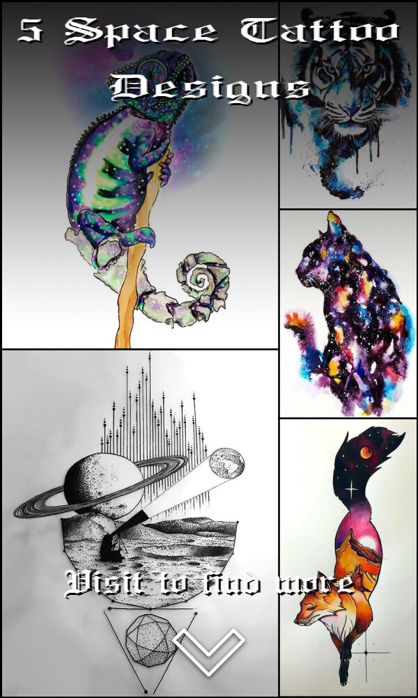 5 Space Tattoo Designs