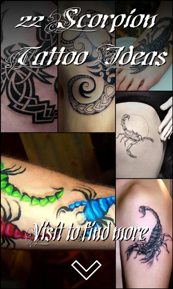 22 Scorpion Tattoo Ideas