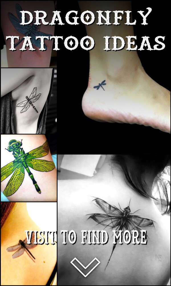 22 Dragonfly Tattoo Ideas