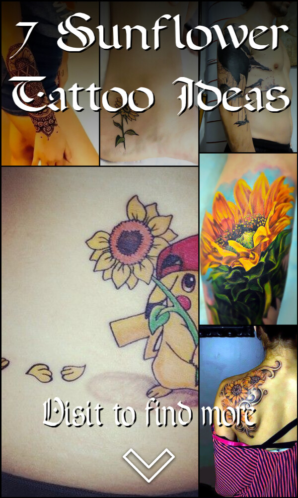 7 Sunflower Tattoo Ideas