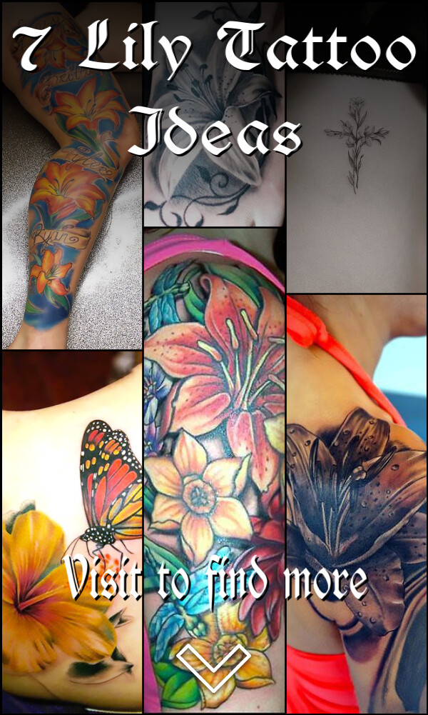 7 Lily Tattoo Ideas