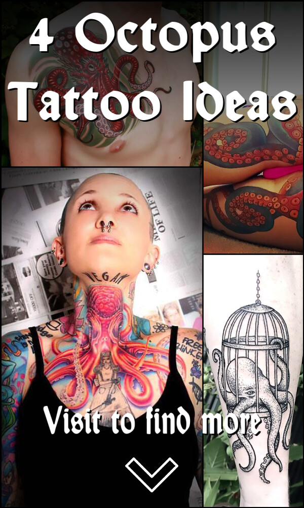 4 Octopus Tattoo Ideas