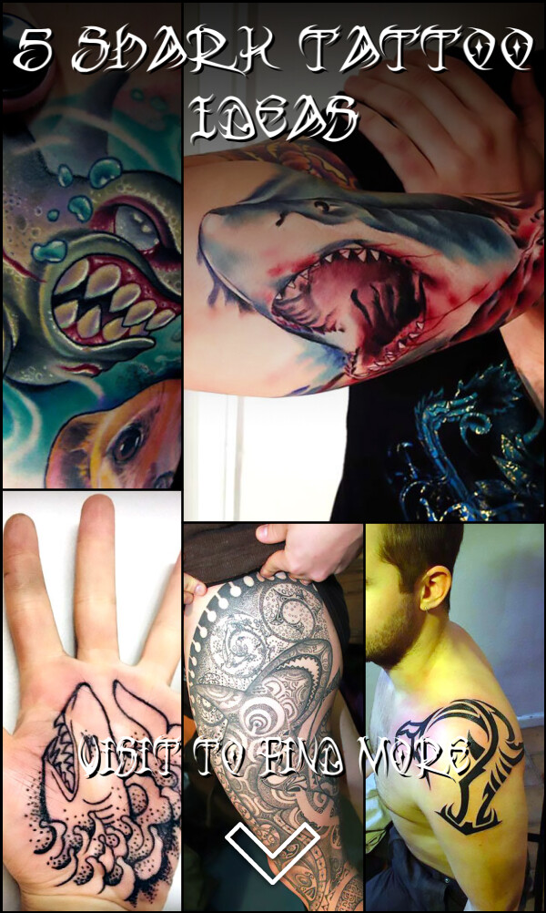 5 Shark Tattoo Ideas