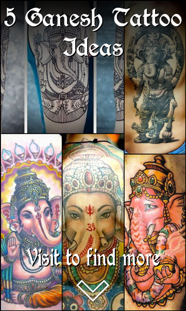 5 Ganesh Tattoo Ideas