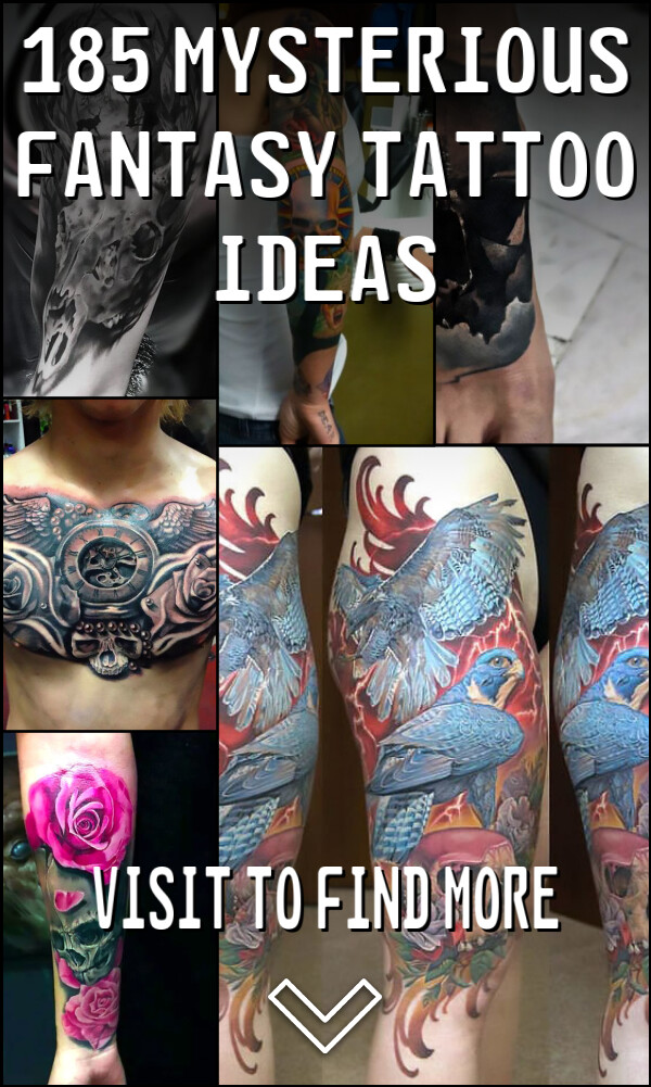 185 Mysterious Fantasy Tattoo Ideas