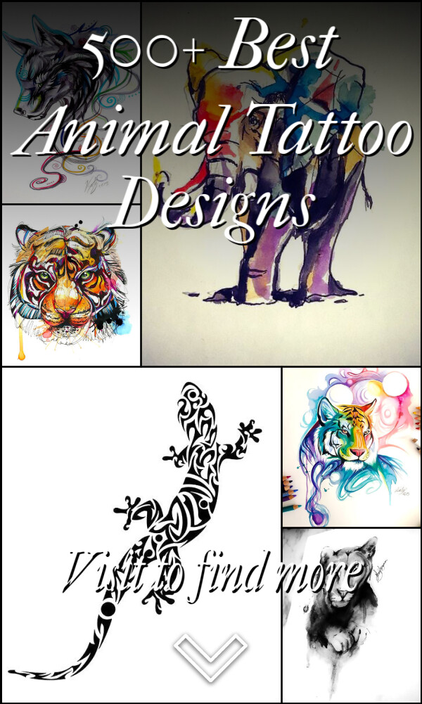 500+ Best Animal Tattoo Designs