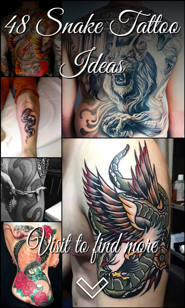 48 Snake Tattoo Ideas