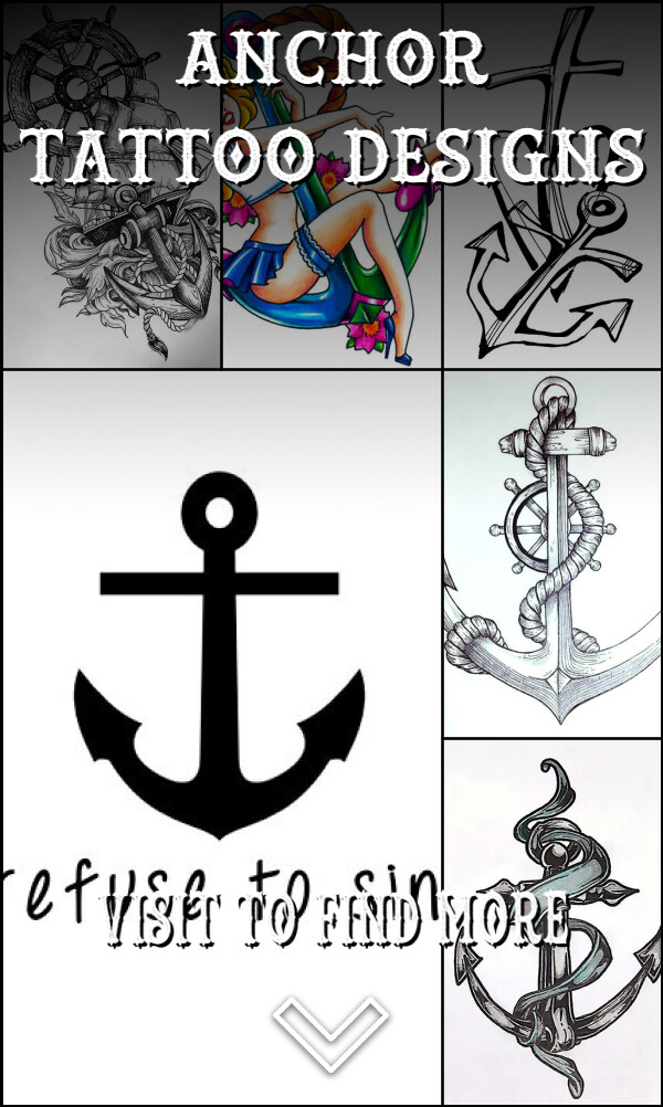 18 Anchor Tattoo Designs