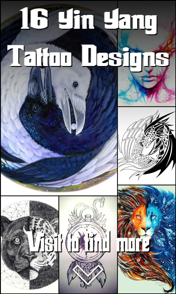 16 Yin Yang Tattoo Designs