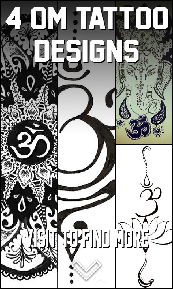 4 Om Tattoo Designs