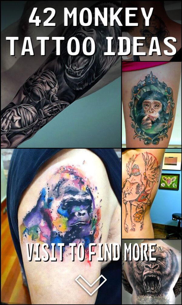 42 Monkey Tattoo Ideas