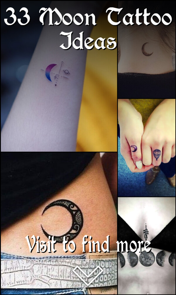 33 Moon Tattoo Ideas