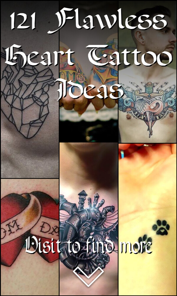 121 Flawless Heart Tattoo Ideas 