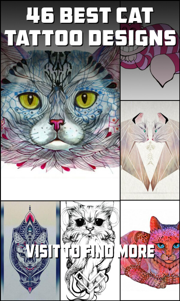 46 Best Cat Tattoo Designs