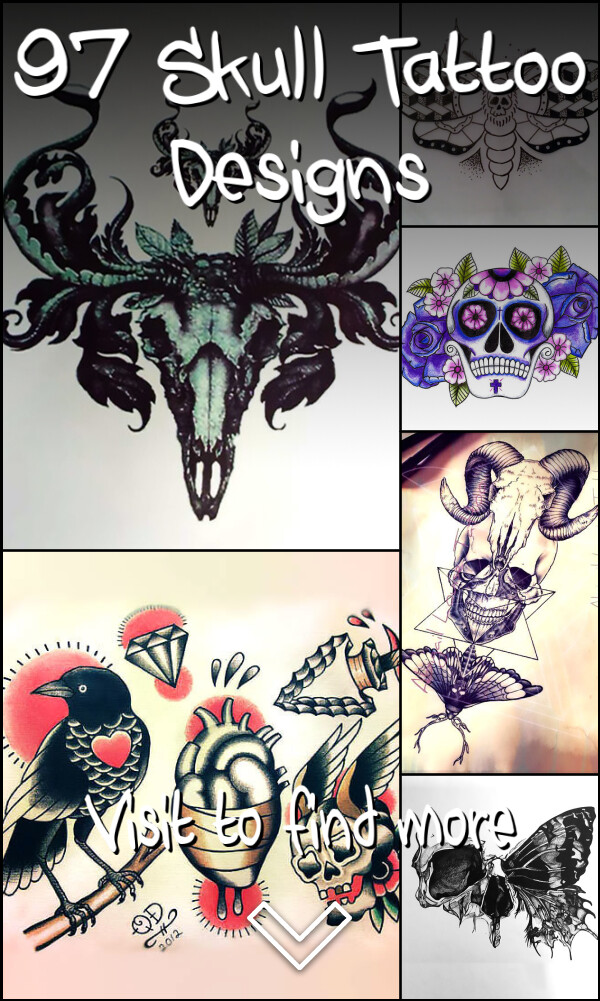 97 Skull Tattoo Designs