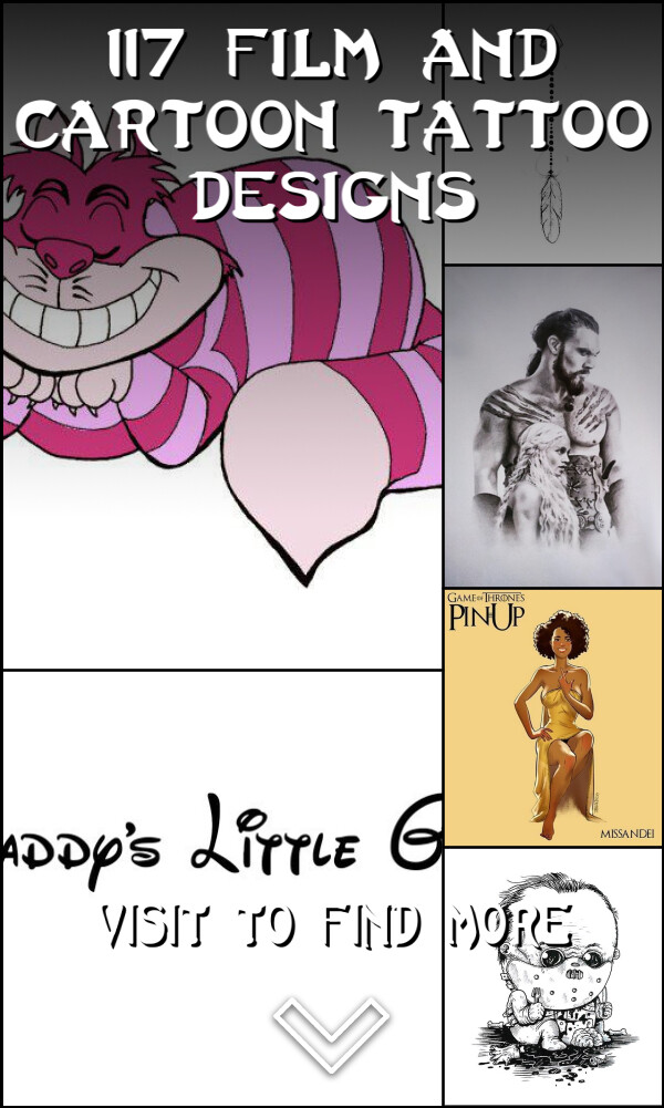 117 Film and Cartoon Tattoo Designs