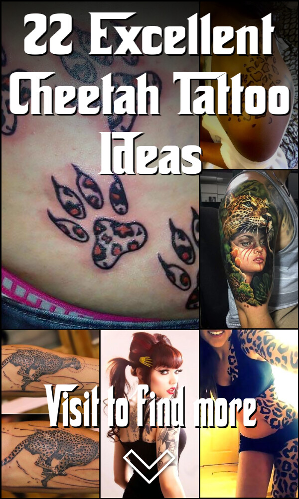 22 Excellent Cheetah Tattoo Ideas
