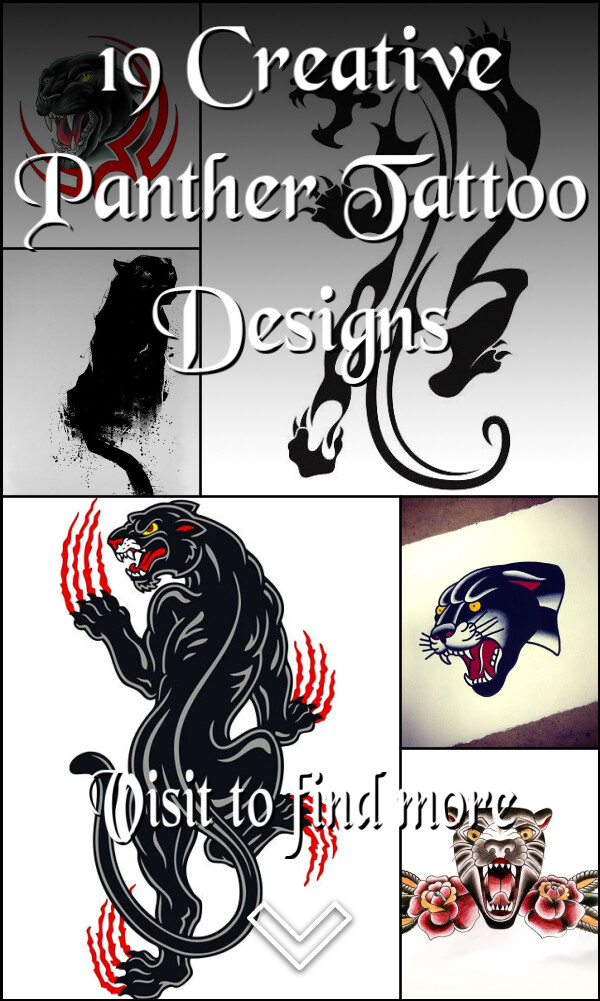 19 Creative Panther Tattoo Designs