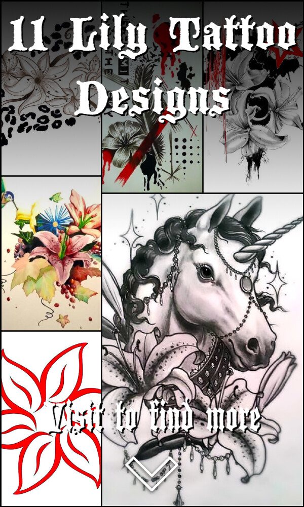 11 Lily Tattoo Designs