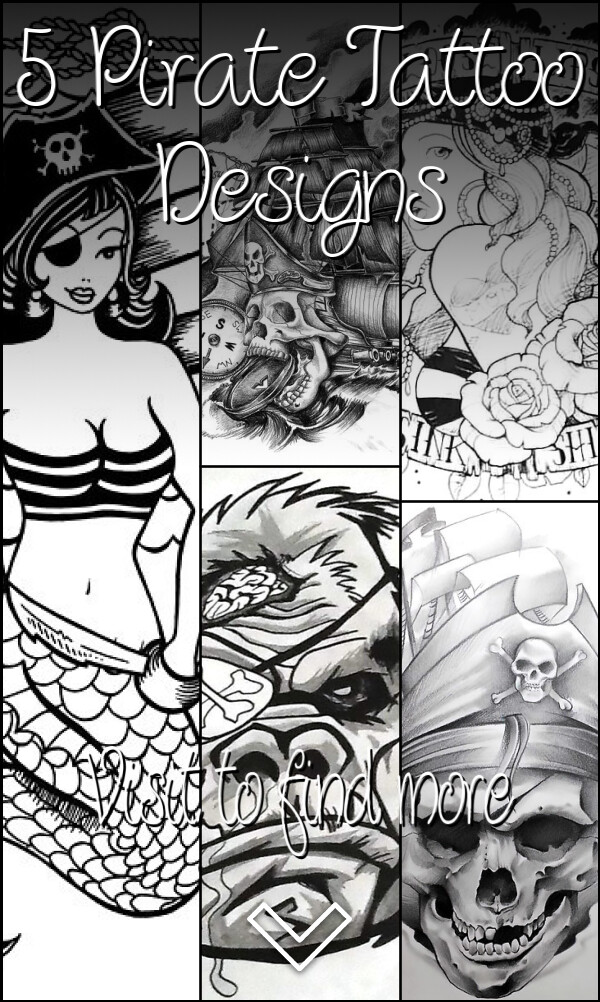 5 Pirate Tattoo Designs