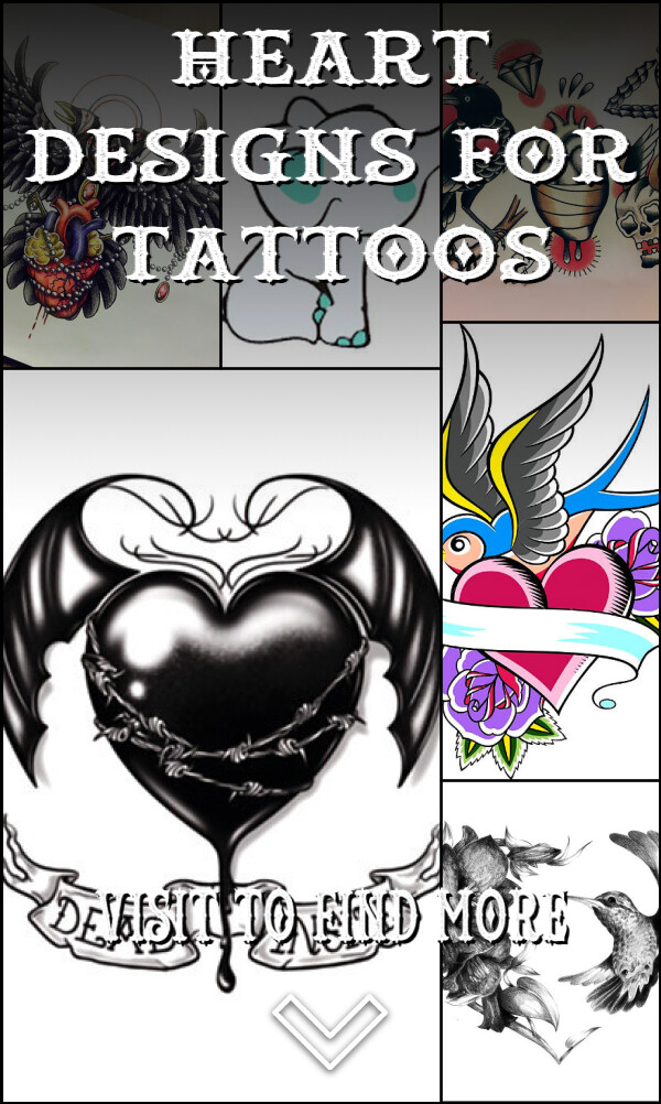 46 Heart Designs for Tattoos 