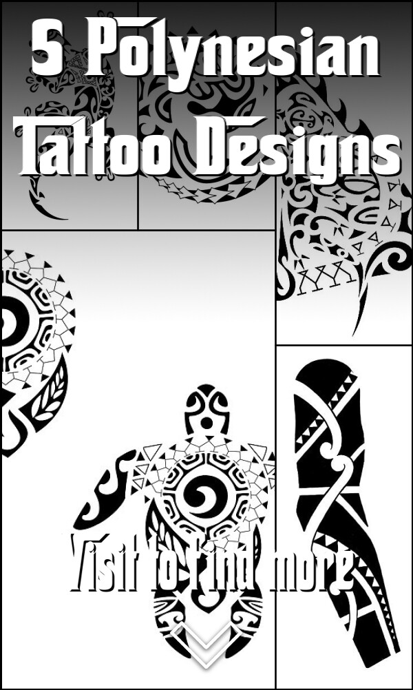 5 Polynesian Tattoo Designs