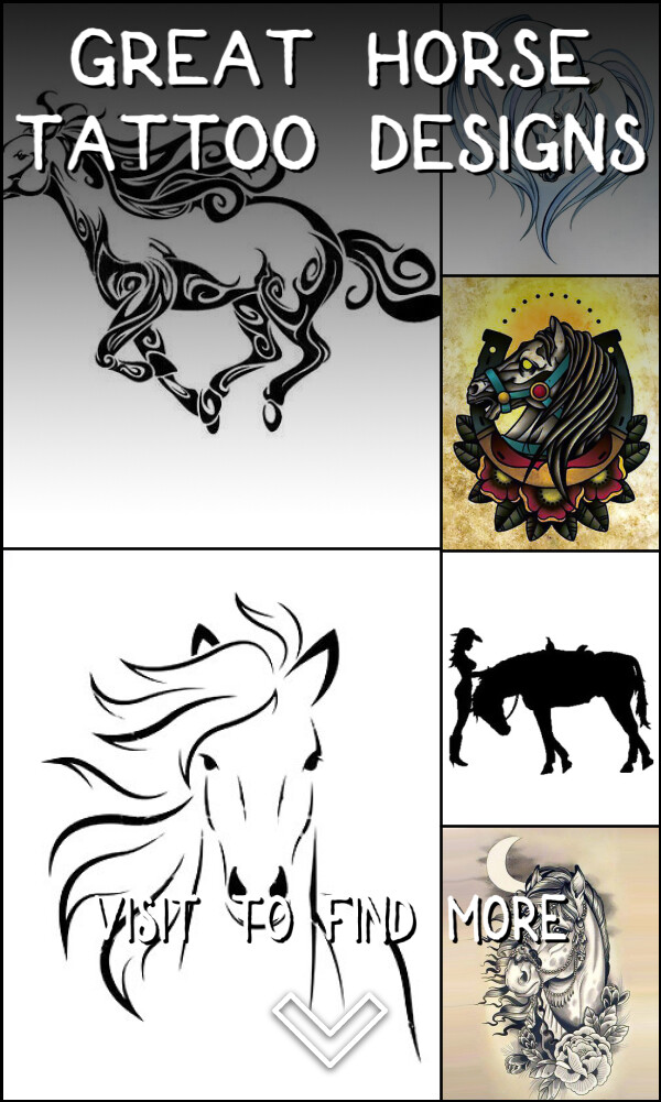 39 Great Horse tattoo designs