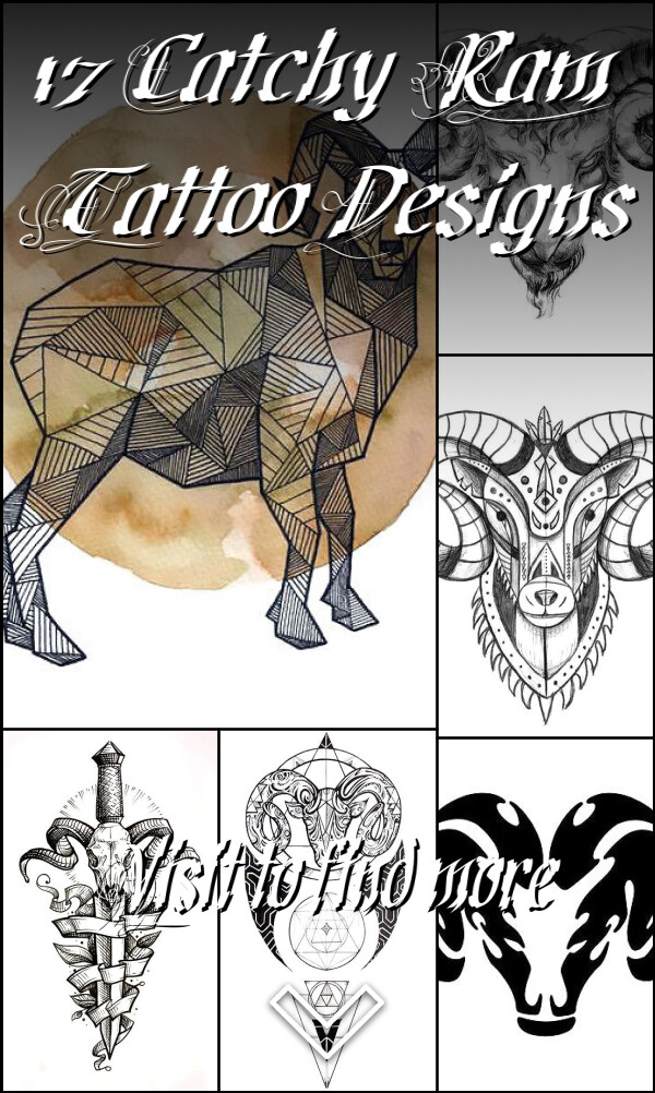 17 Catchy Ram Tattoo Designs