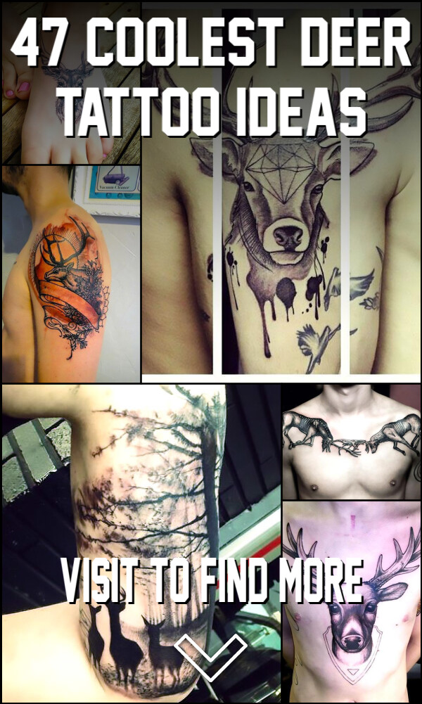 47 Coolest Deer Tattoo Ideas