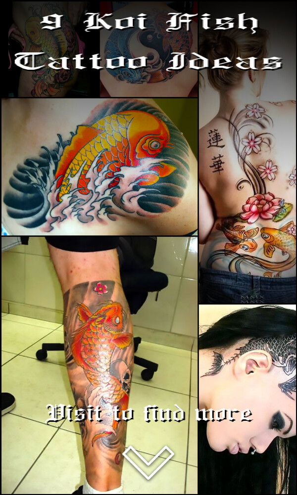 9 Koi Fish Tattoo Ideas
