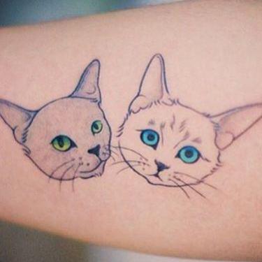 Little Cat Muzzles Tattoo