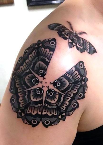 Best Butterflies on Shoulder Tattoo Idea
