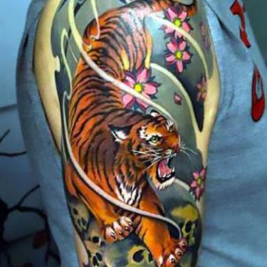Best Japanese Tiger Tattoo