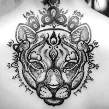 Best Mountain Lion Tattoo