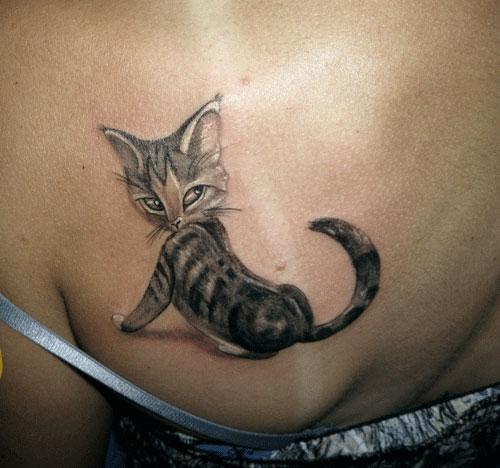 Sexy Kitty Tattoo Idea
