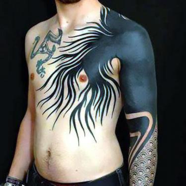 Blackwork Sleeve Tattoo