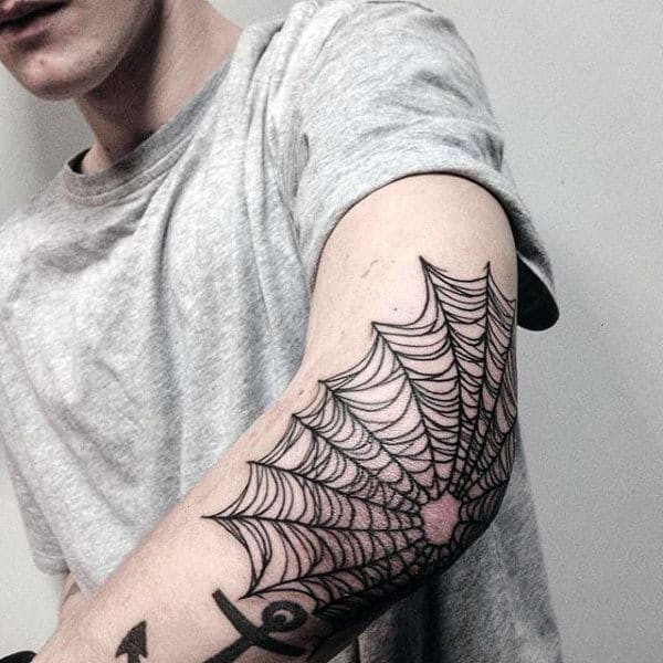 Spider Tangled Web Tattoo Idea