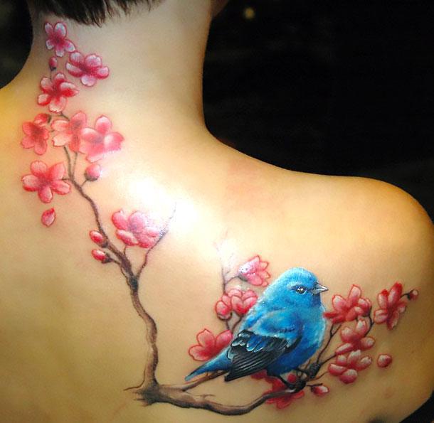 Bluebird for Women Tattoo Idea