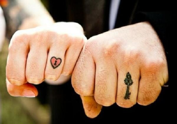 Heart Lock And Key Tattoo Idea