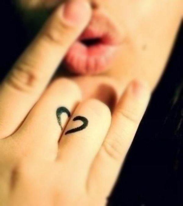 Beautiful Matching Heart Tattoo Idea