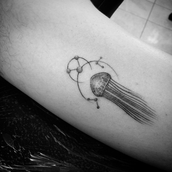 Small Jellyfish Tattoo Idea