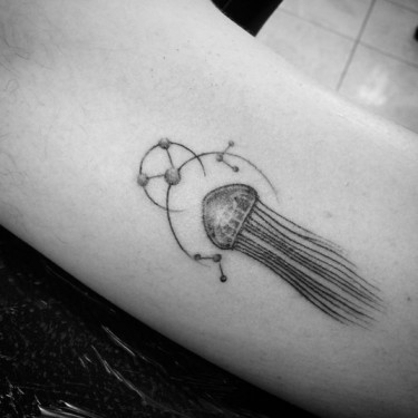 Small Jellyfish Tattoo