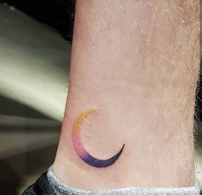 Custom Moon Tattoo Idea