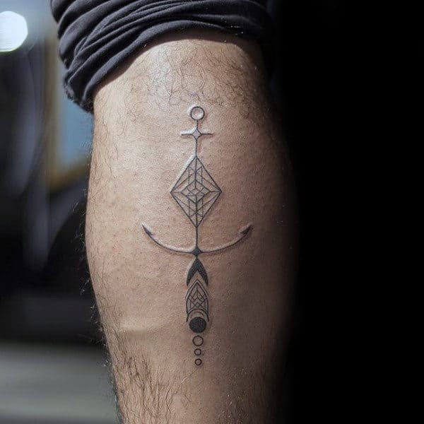 Minimalist Anchor Tattoo Idea