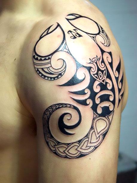 Celtic Scorpion Tattoo Idea