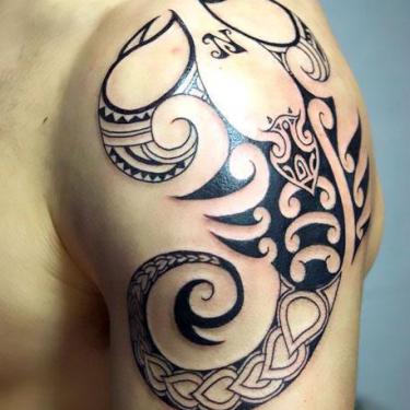 Celtic Scorpion Tattoo