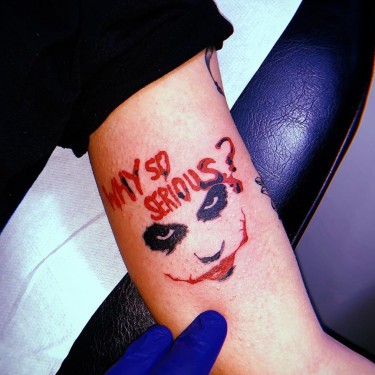 Why So Serious Joker Tattoo