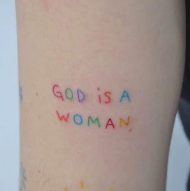 Got Is A Woman Tattoo