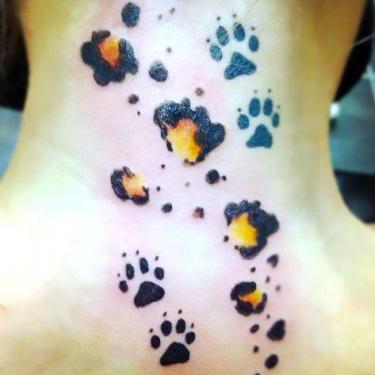 Cheetah Paws Tattoo