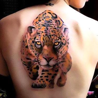 Cheetah Realistic Tattoo